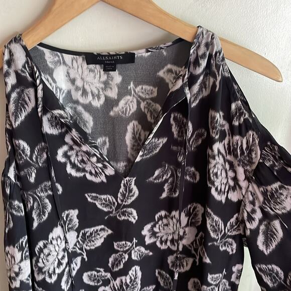 ALLSAINTS Aster Kasuri Floral Dress - Picture 7 of 16